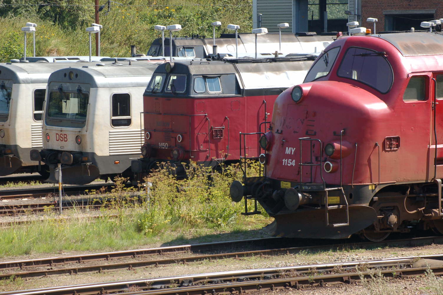 Fronten af MR s�t 21+MZ  1450 og MY 1154 Fredericia den 05-08-2007